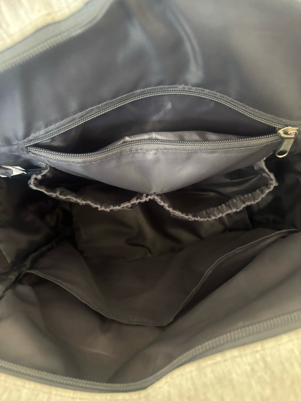 Eddie Bauer Diaper Bag Backpack Gray/Tan - Picture 6 of 9